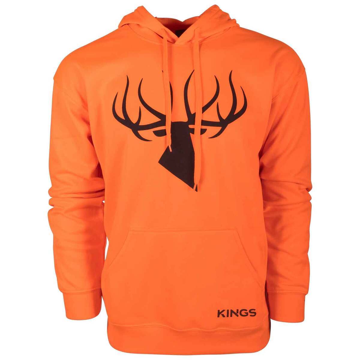 Kings Camo Men's Blaze Logo Hunting Hoodie