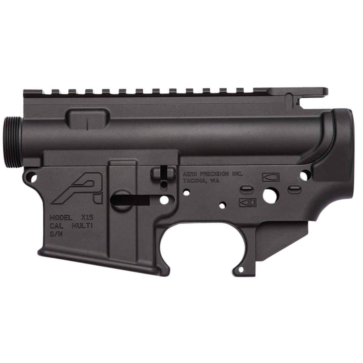 Aero Precision AR-15 Black Hardcoat Anodized Rifle Receiver Set