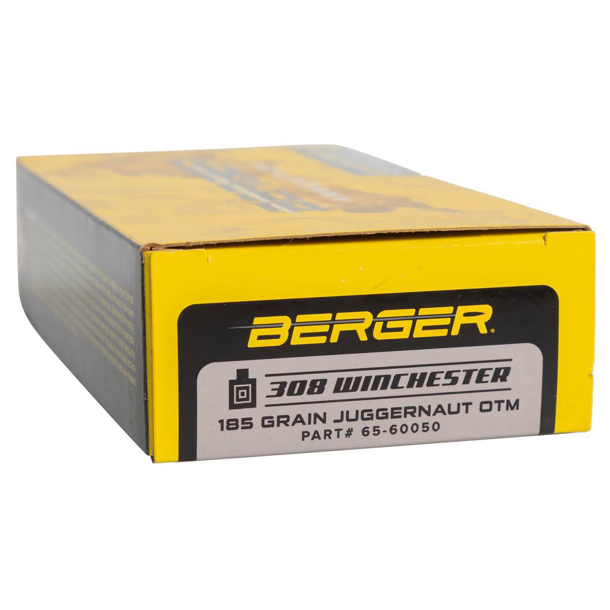 Berger Bullets Hybrid Juggernaut OTM Tactical 308 Winchester 185gr JHP Centerfire Rifle Ammo - 20 Rounds 3 Berger Bullets Hybrid Juggernaut OTM Tactical 308 Winchester 185gr JHP Centerfire Rifle Ammo - 20 Rounds
