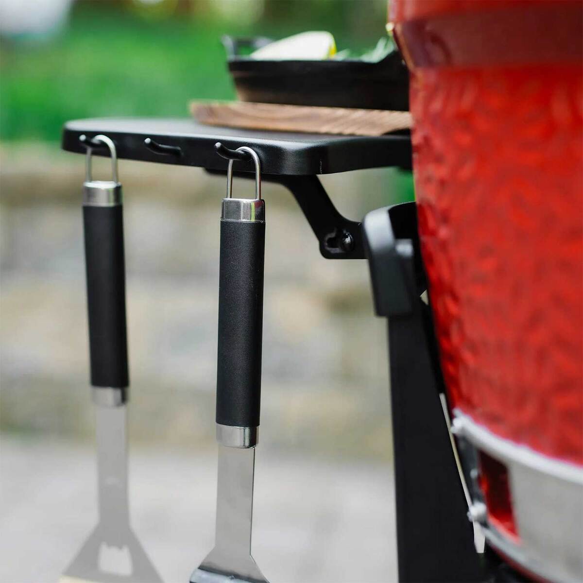 Kamado Joe Joe Jr Grill Cart with Shelves 3 Kamado Joe Joe Jr Grill Cart with Shelves