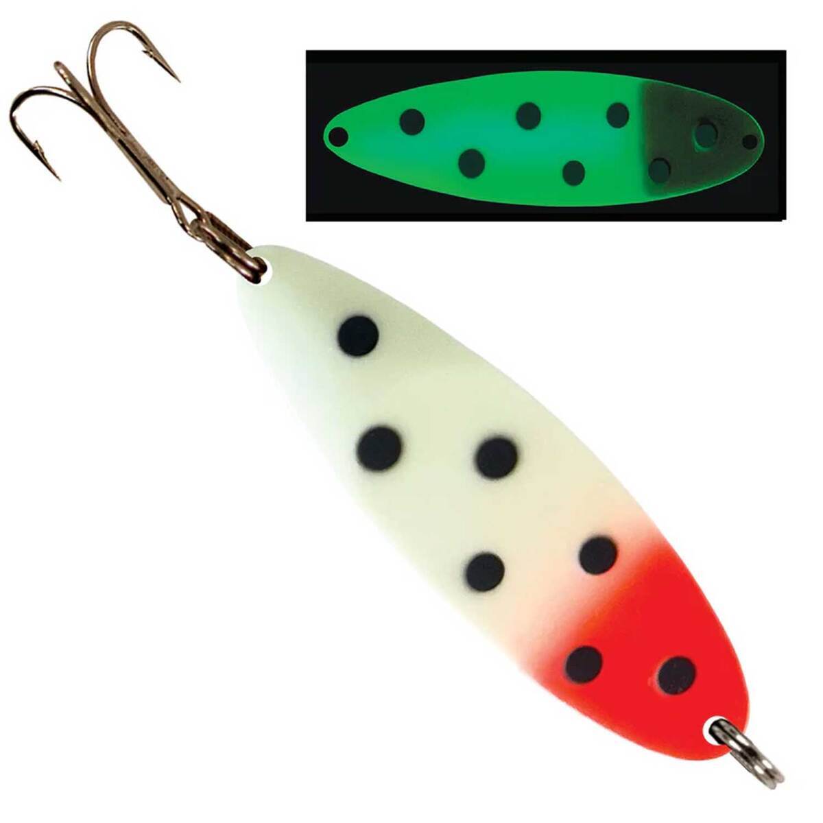 Acme Tackle Kastmaster Moonshine Glow Ice Fishing Spoon