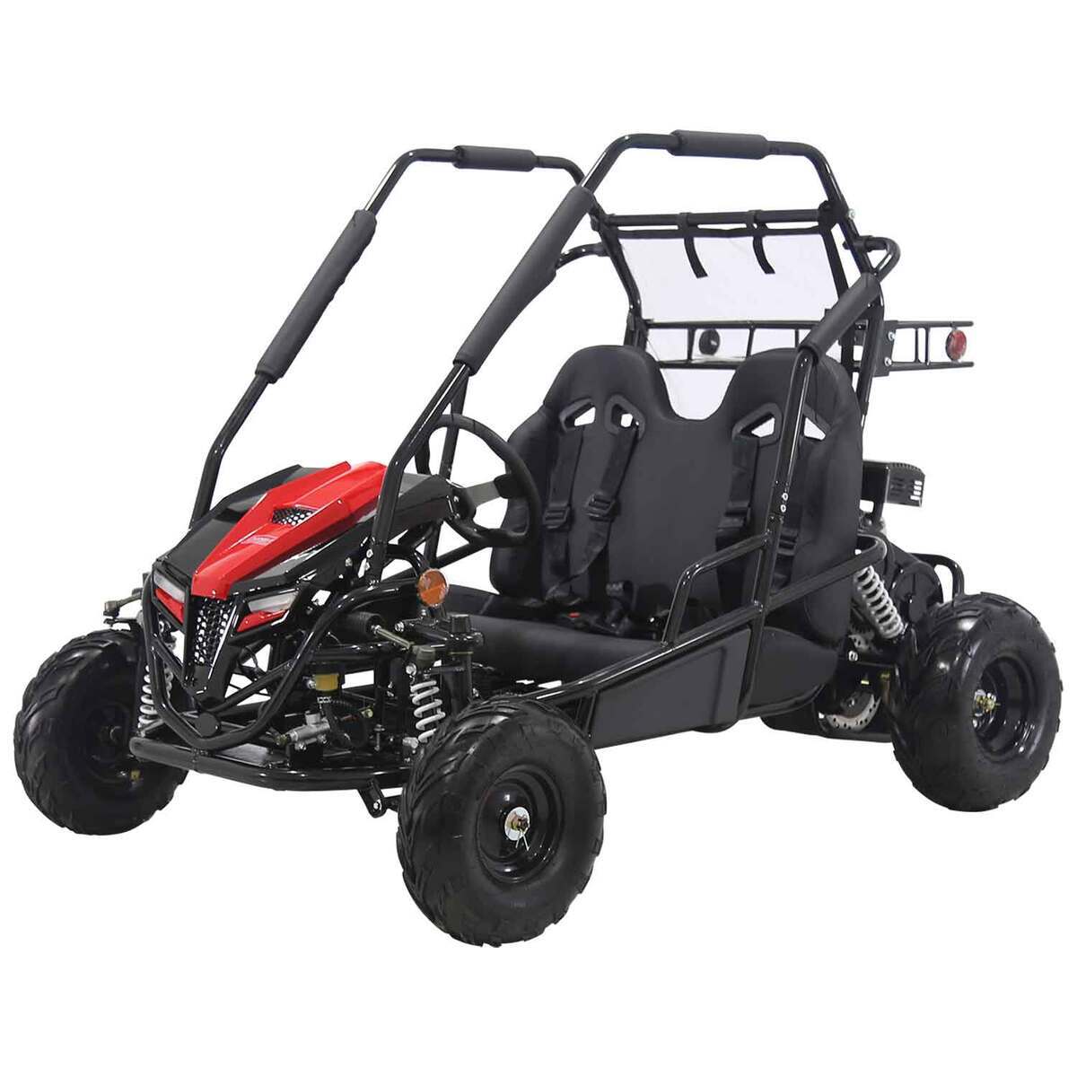 Coleman Powersports GK200 Go Kart - Black/Red