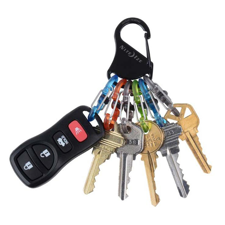 Nite Ize Keyrack Locker Polycarbonate S-Biner Microlocks