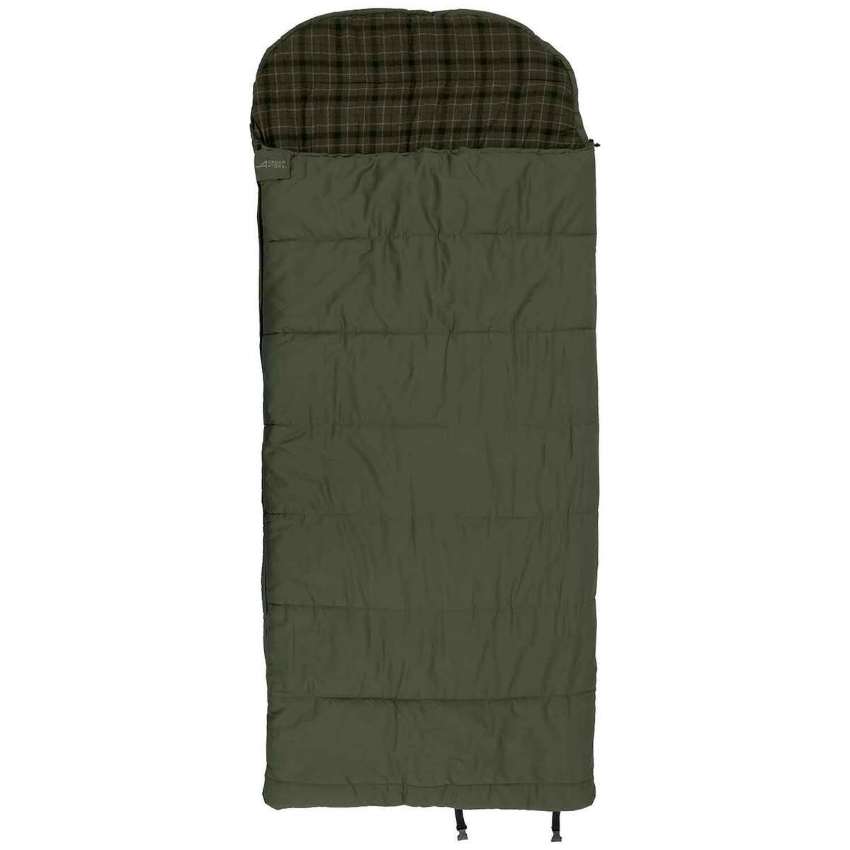 Cedar Ridge Buckhorn -10F Degree Oversized Rectangular Sleeping Bag - Green
