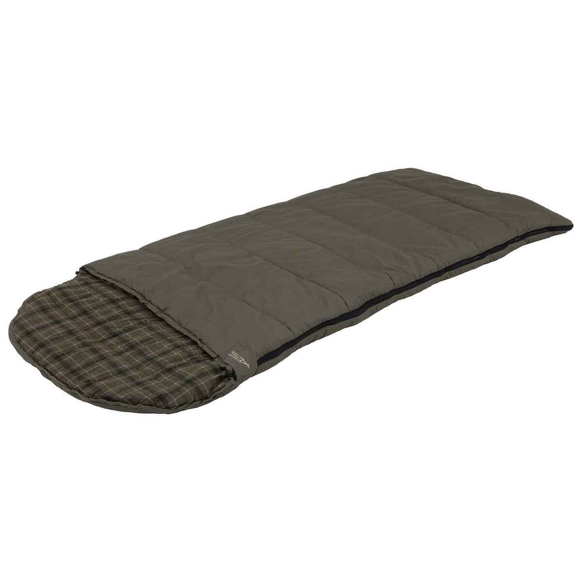 Cedar Ridge Buckhorn -10F Degree Oversized Rectangular Sleeping Bag - Green