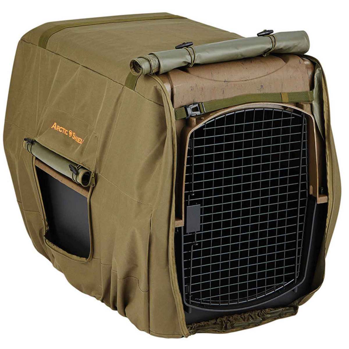 Arctic Shield Winter Moss Kennel Cover 4 Arctic Shield Winter Moss Kennel Cover
