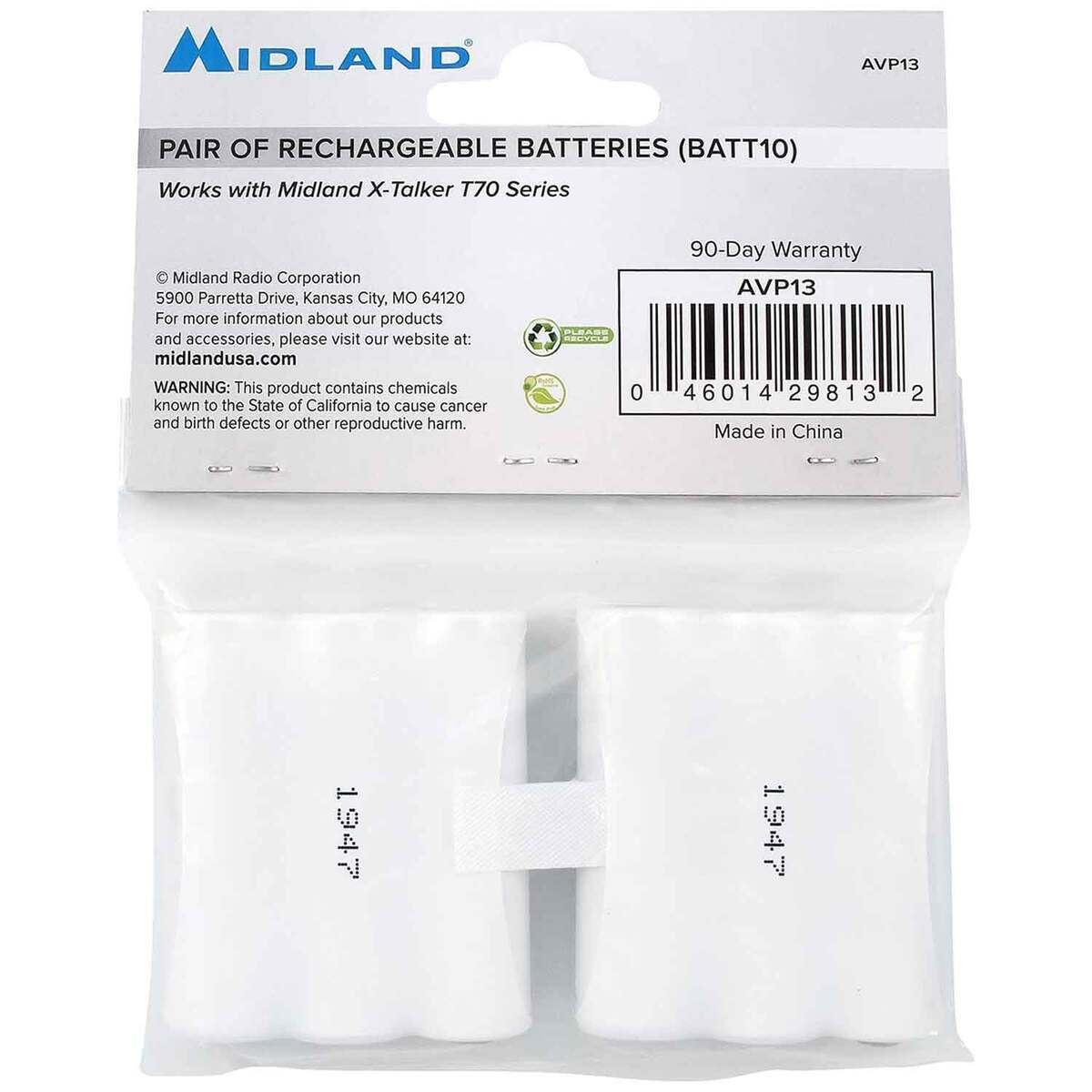 Midland AVP13 Rechargeable Battery Pack