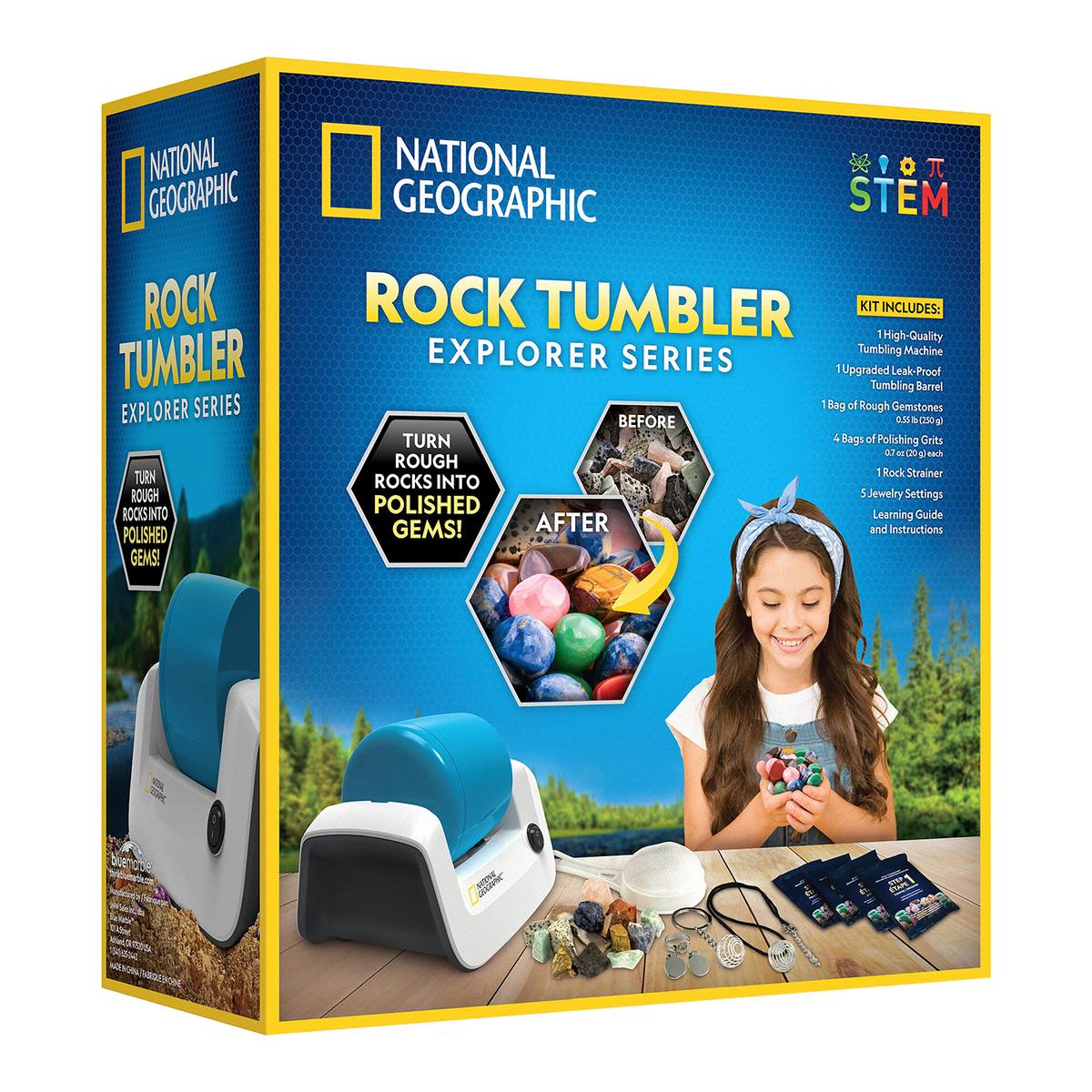 National Geographic Rotating Hobby Rock Tumbler