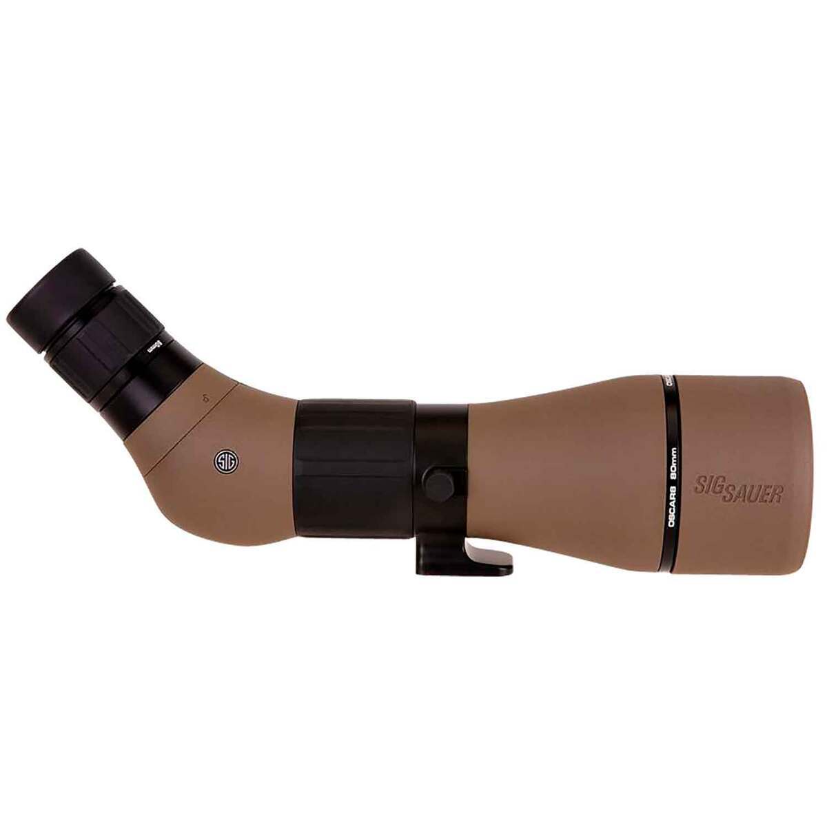Sig Sauer Electro-Optics Oscar8  27-55x80 Spotting Scope - Angled