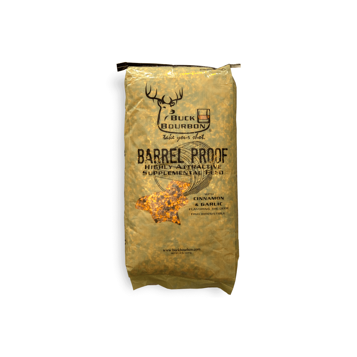 Buck Bourbon Barrell Proof Cinnamon & Garlic Deer Attractant