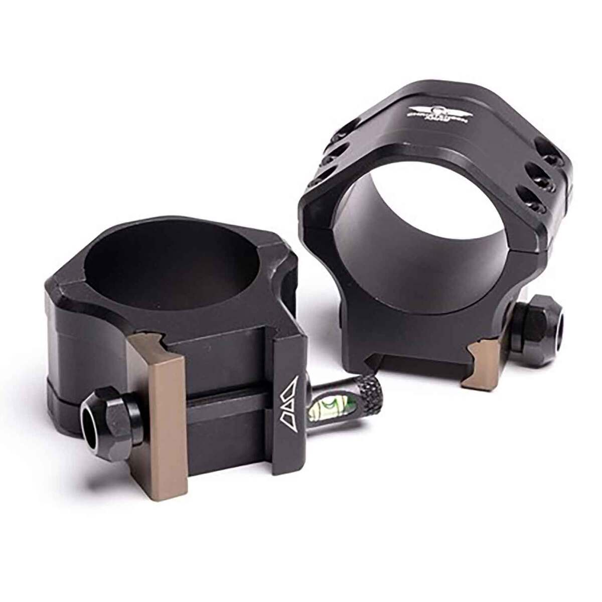Christensen Arms Tactical PRSR-HD 30mm High Scope Rings - Black Anodized