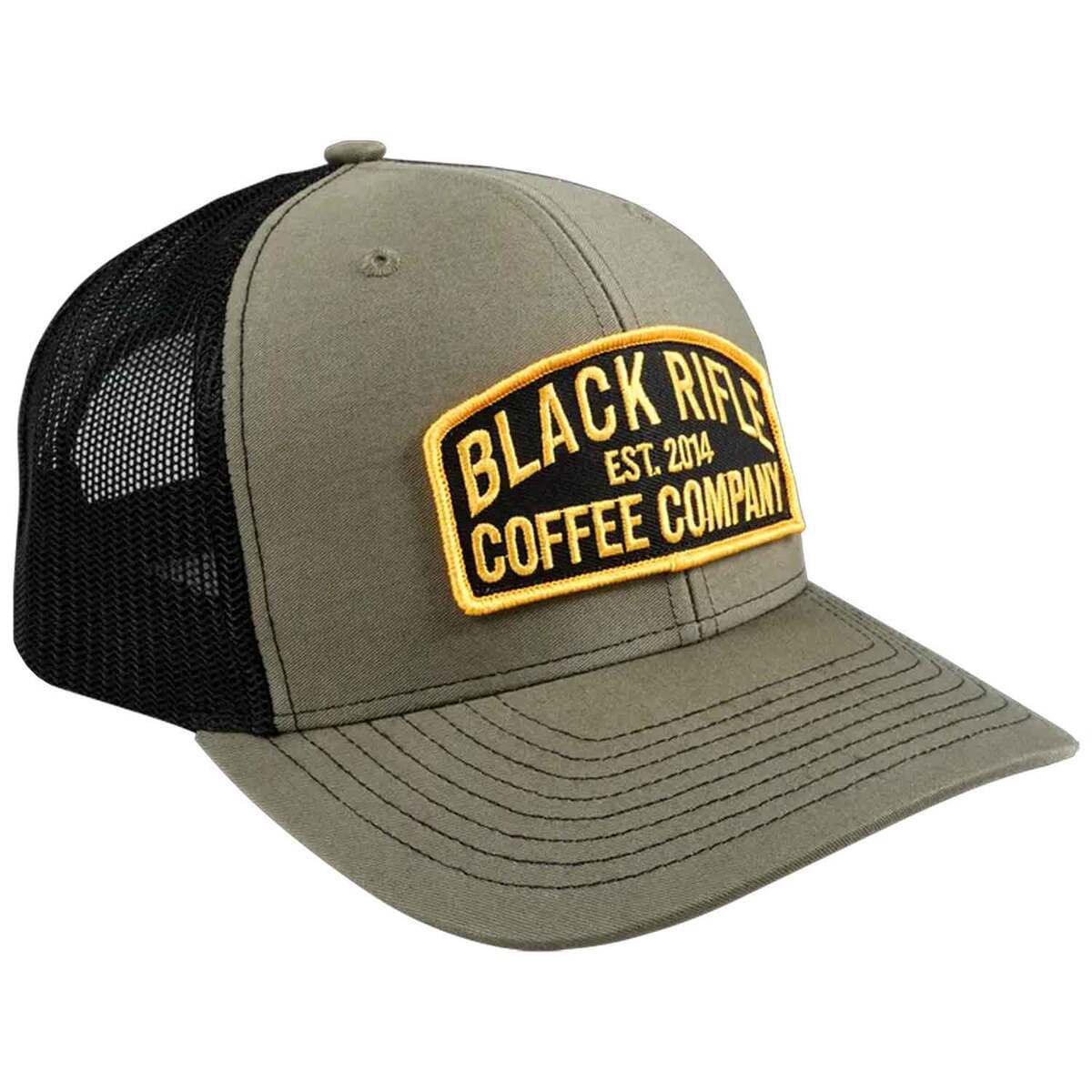 Black Rifle Coffee Company Men's Keystone Patch Adjustable Hat - Loden/Black - One Size Fits Most