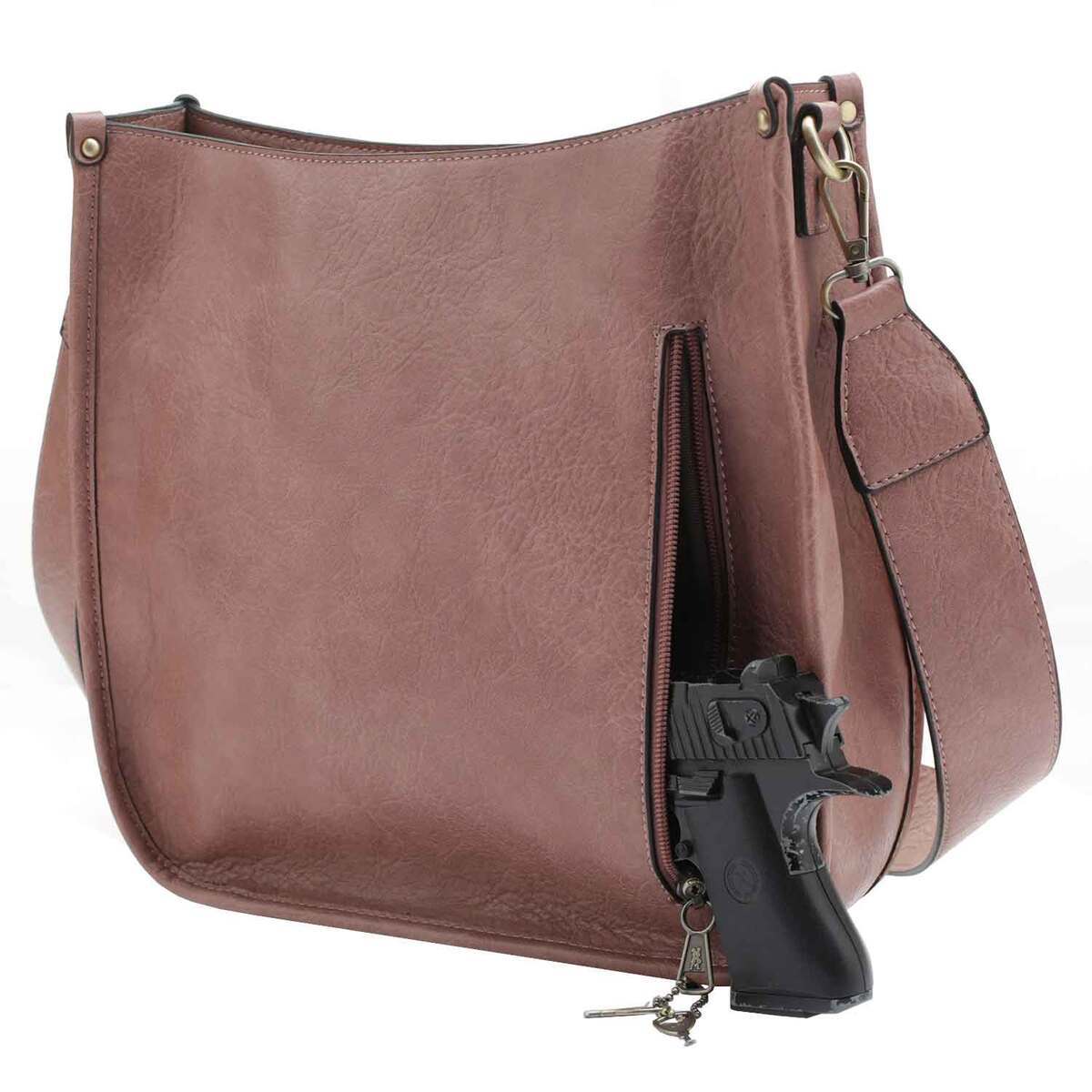 Jessie & James Ava Concealed Lock and Key Crossbody - Mauve