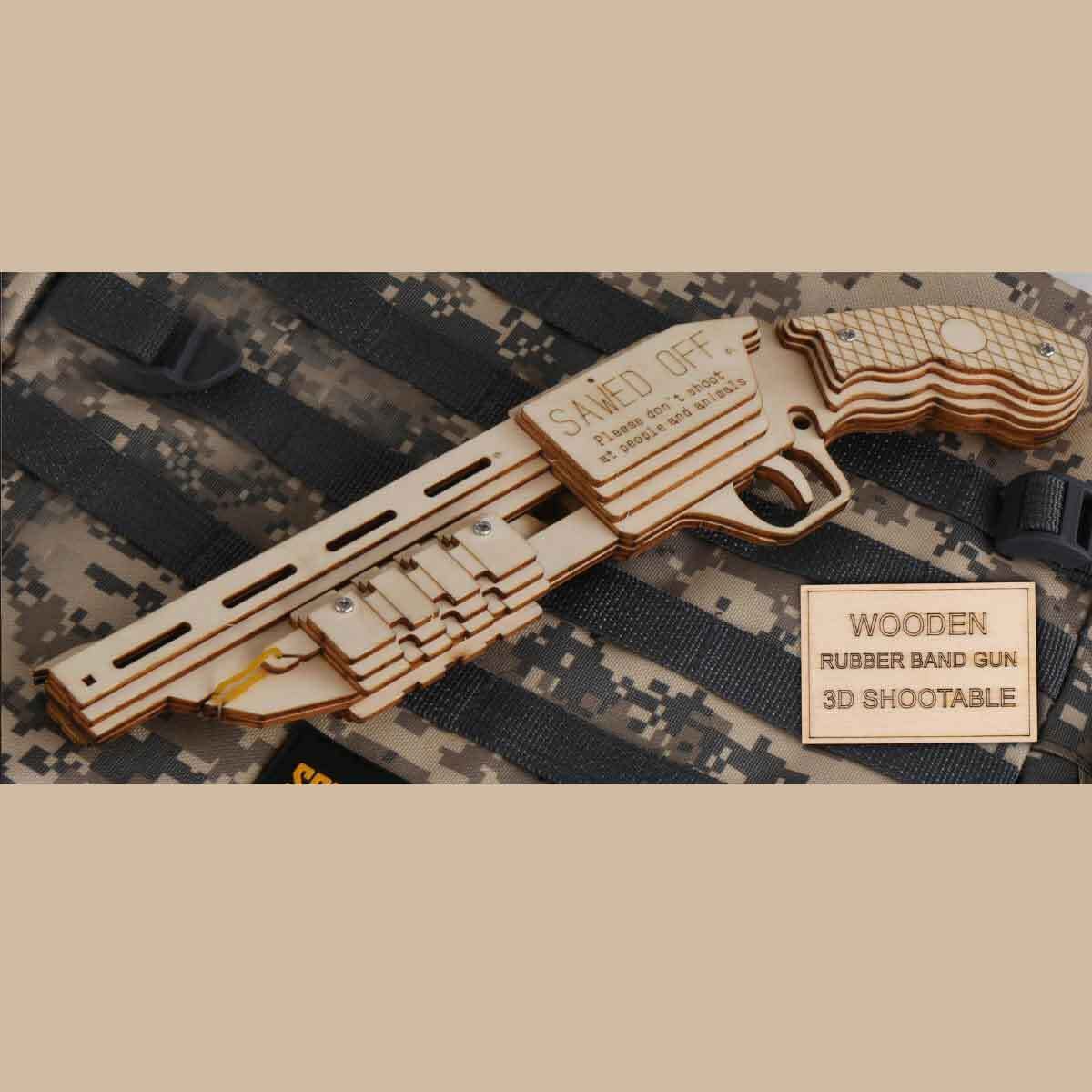 Caliber Gourmet Wood Shotgun Puzzle