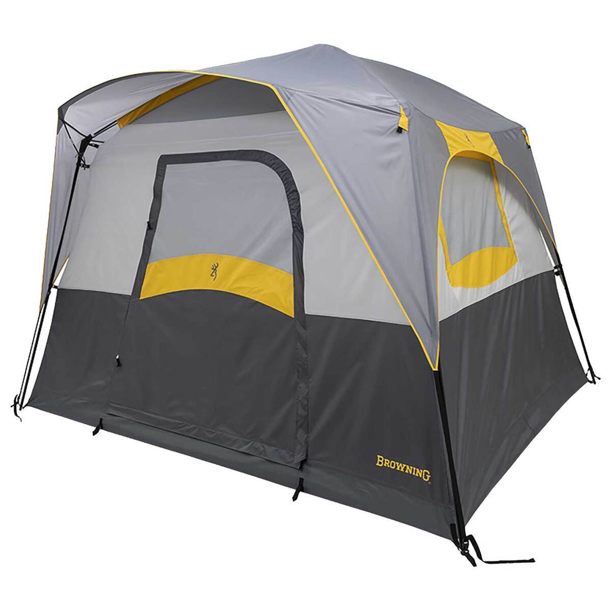Browning Big Horn 5 Person Camping Tent - Charcoal/Gray
