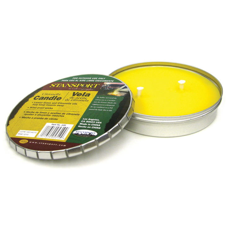 Stansport Citronella Candle 10oz with 2 wicks