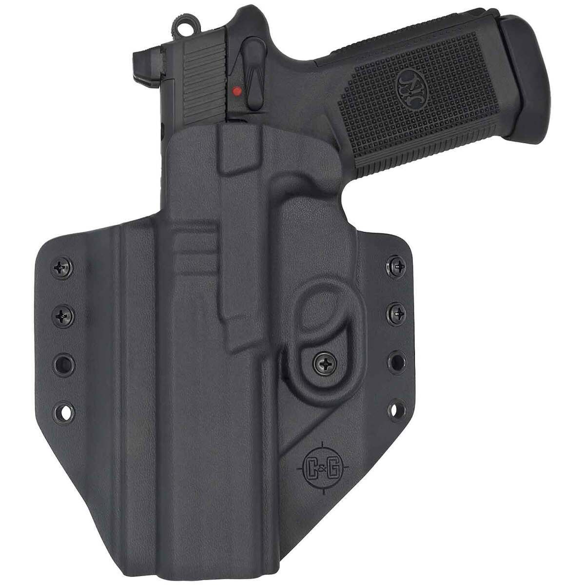 C&G Holsters FN FNX 45 Tactical Outside the Waistband Covert Kydex Right Hand Holster