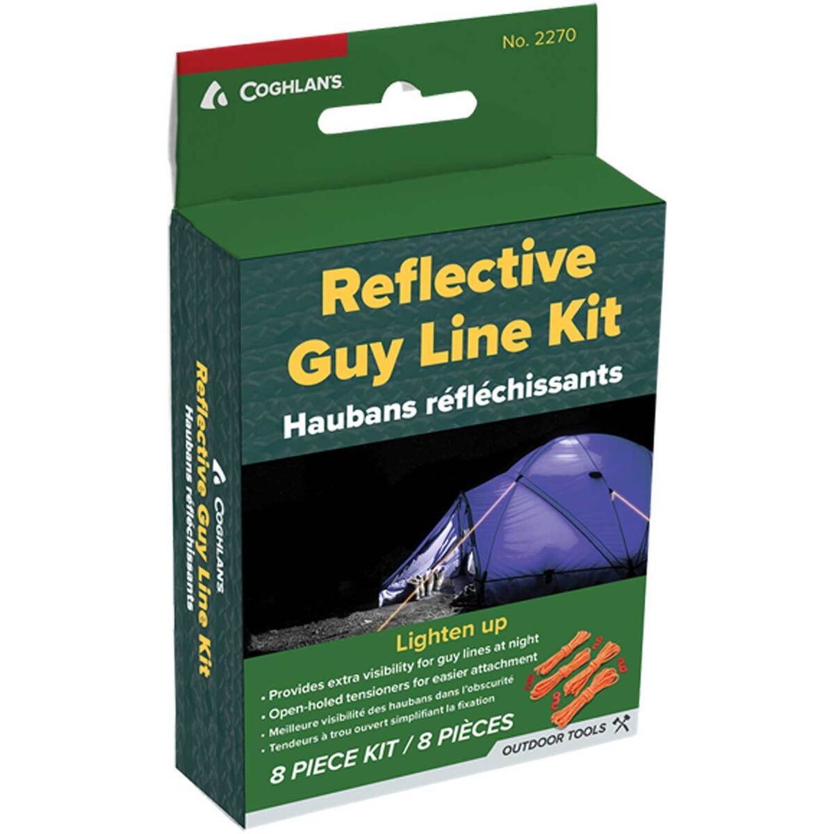 Coghlan's Reflective Guy Line Kit - 8 Piece