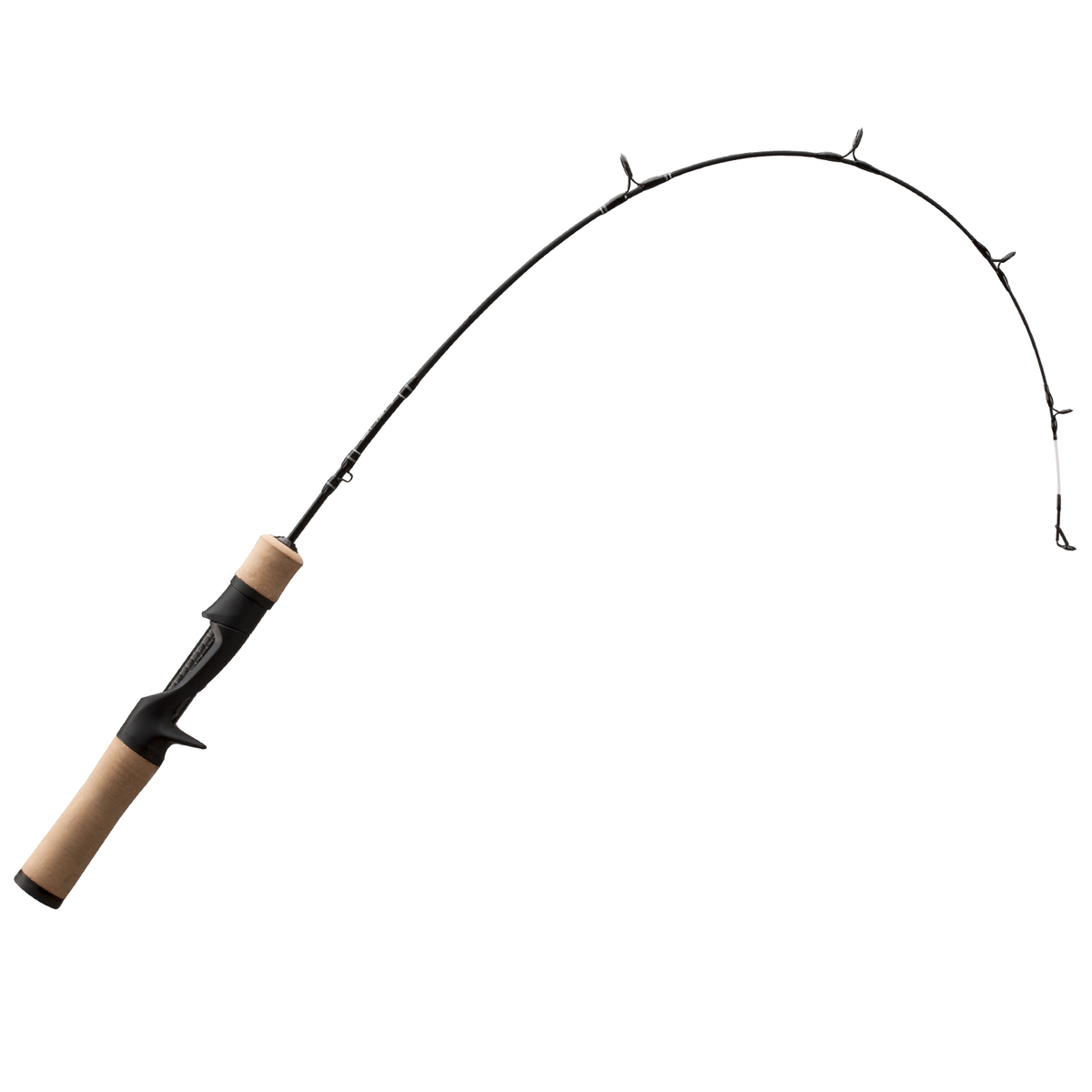 13 Fishing Omen Ice Fishing Casting Rod - Black, 32in, Medium Heavy Power