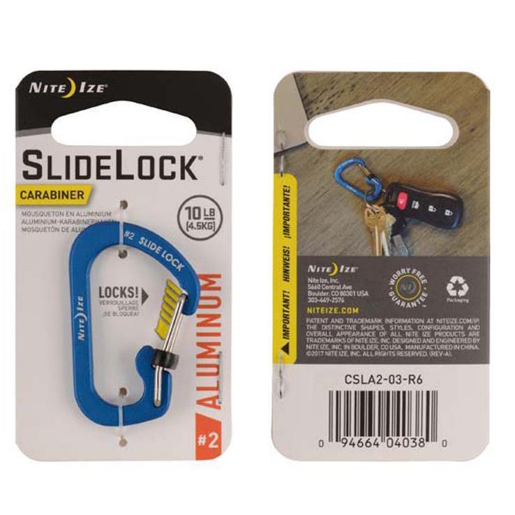 Nite Ize Aluminum SlideLock Carabiners 3 Nite Ize Aluminum SlideLock Carabiners