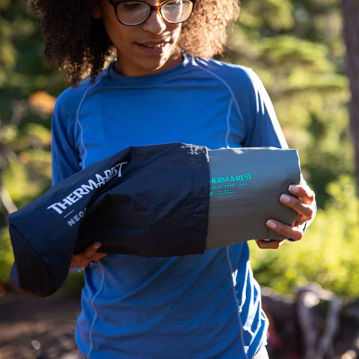 Therm-a-Rest NeoAir Topo Luxe Sleeping Pad - Balsam Green Regular
