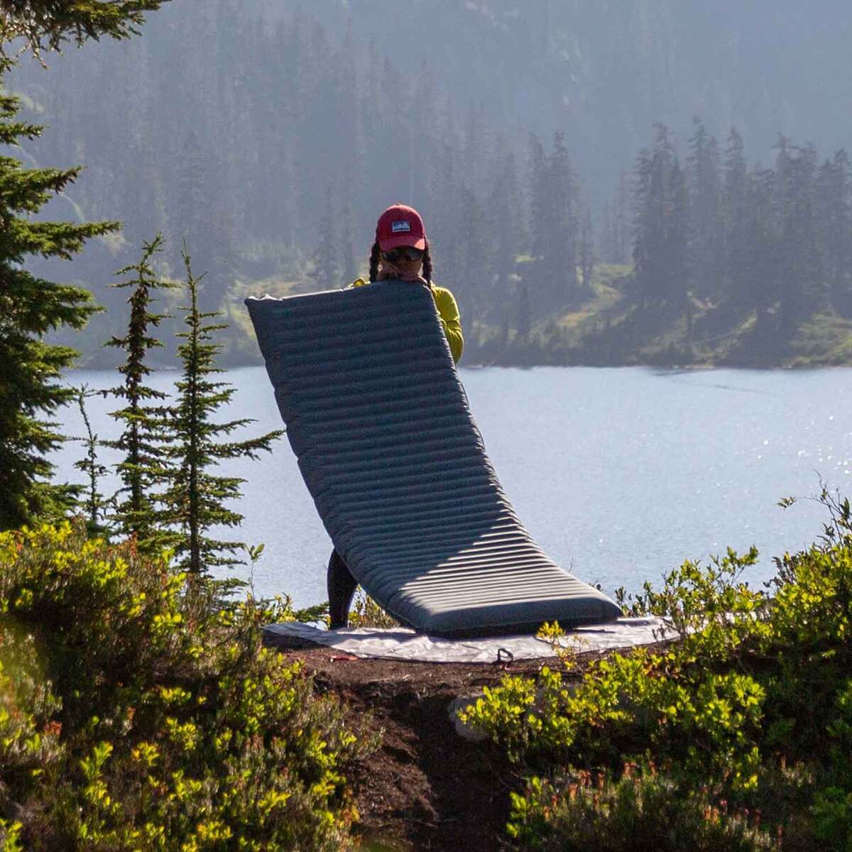 Therm-a-Rest NeoAir Topo Luxe Sleeping Pad - Balsam Green Regular