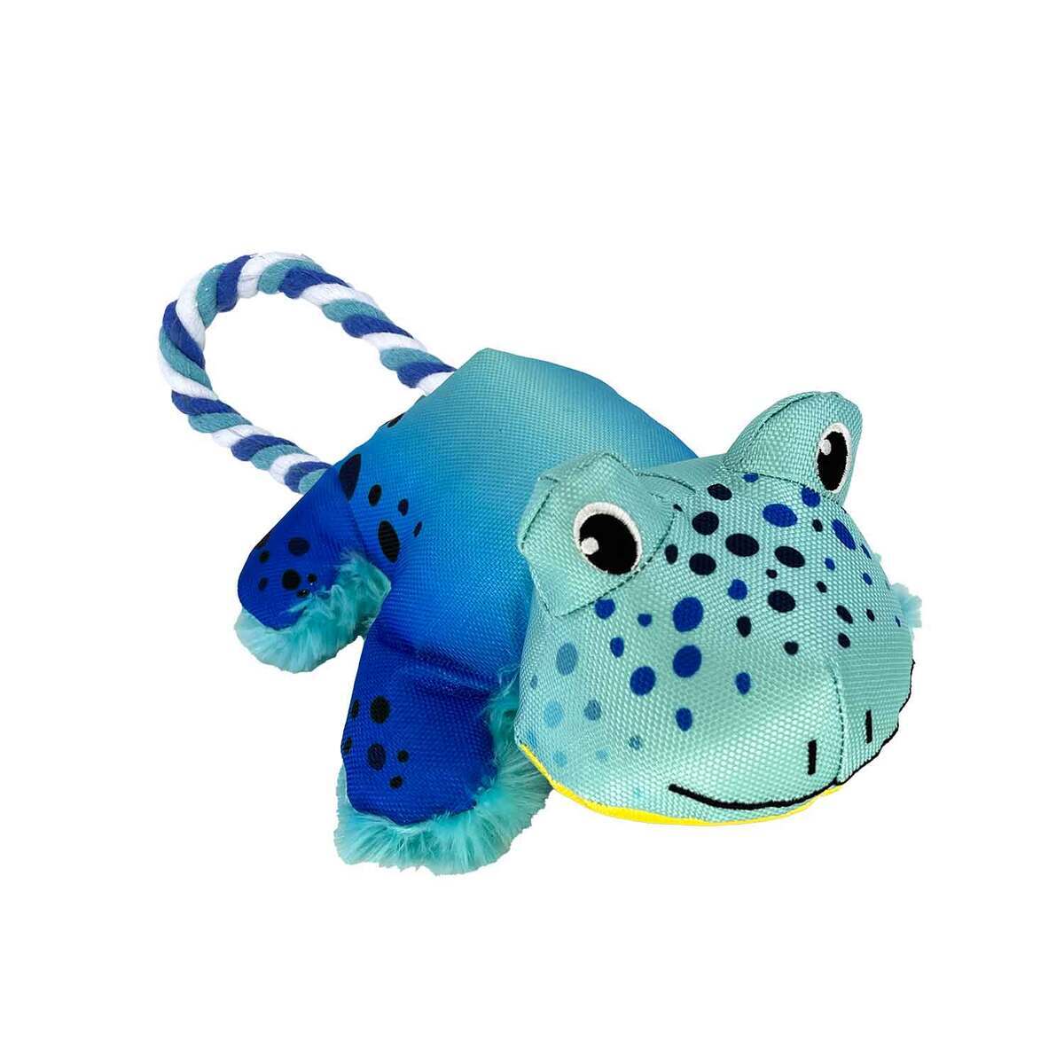 KONG Cozie Tuggz Frog Plush Dog Toy