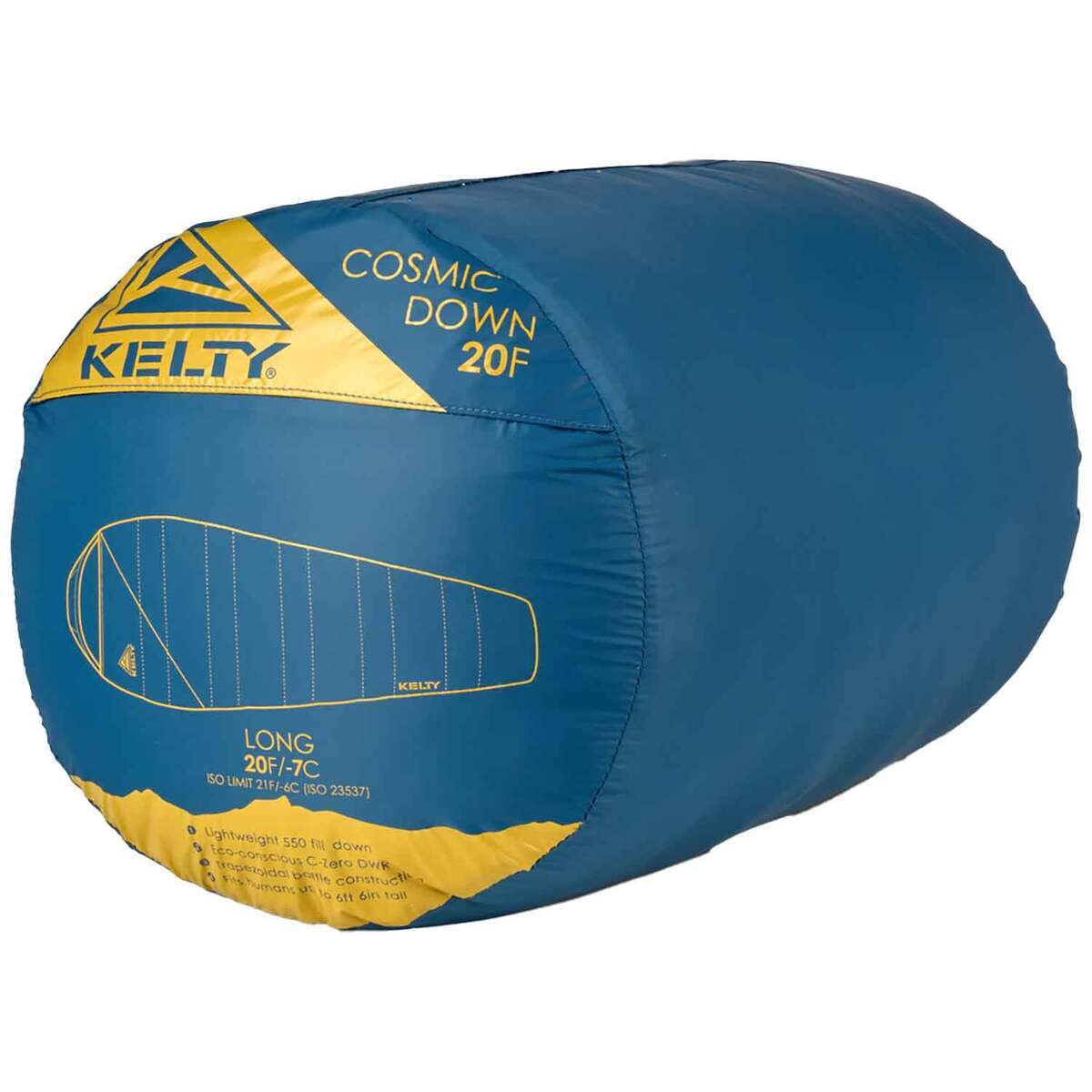Kelty Cosmic Down 20F Degree Mummy Sleeping Bag - Blue
