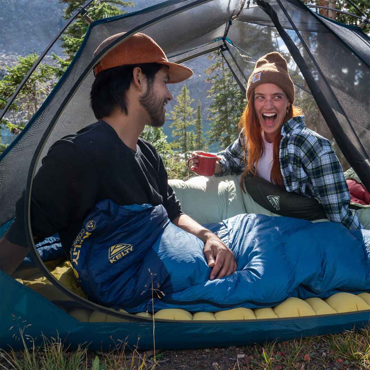 Kelty Cosmic Down 20F Degree Mummy Sleeping Bag - Blue