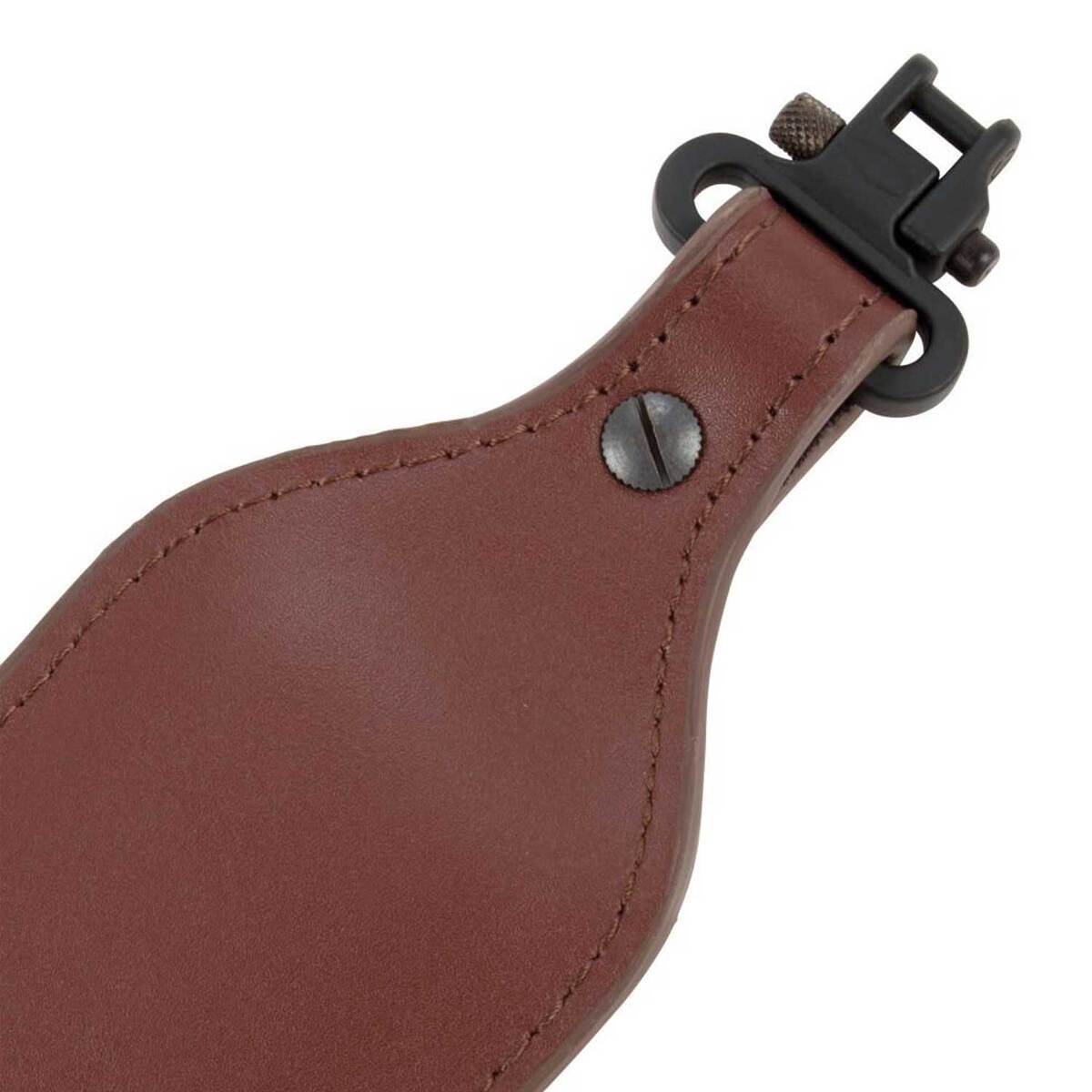 Allen Dear Stamped Leather Rifle Sling - Brown