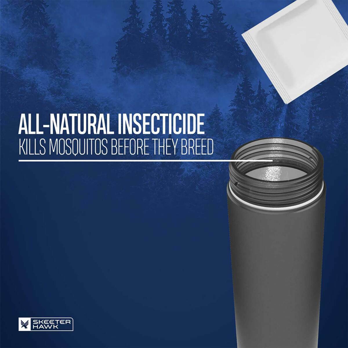 Skeeter Hawk Bait Station Refill/Replacement Tubes - 2 Pack 4 Skeeter Hawk Bait Station Refill/Replacement Tubes - 2 Pack