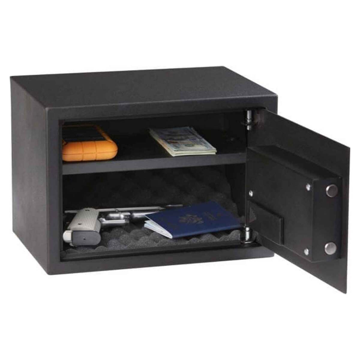 Bulldog Duo LED Biometric Pistol Safe - 13.5in x 10in x 10in