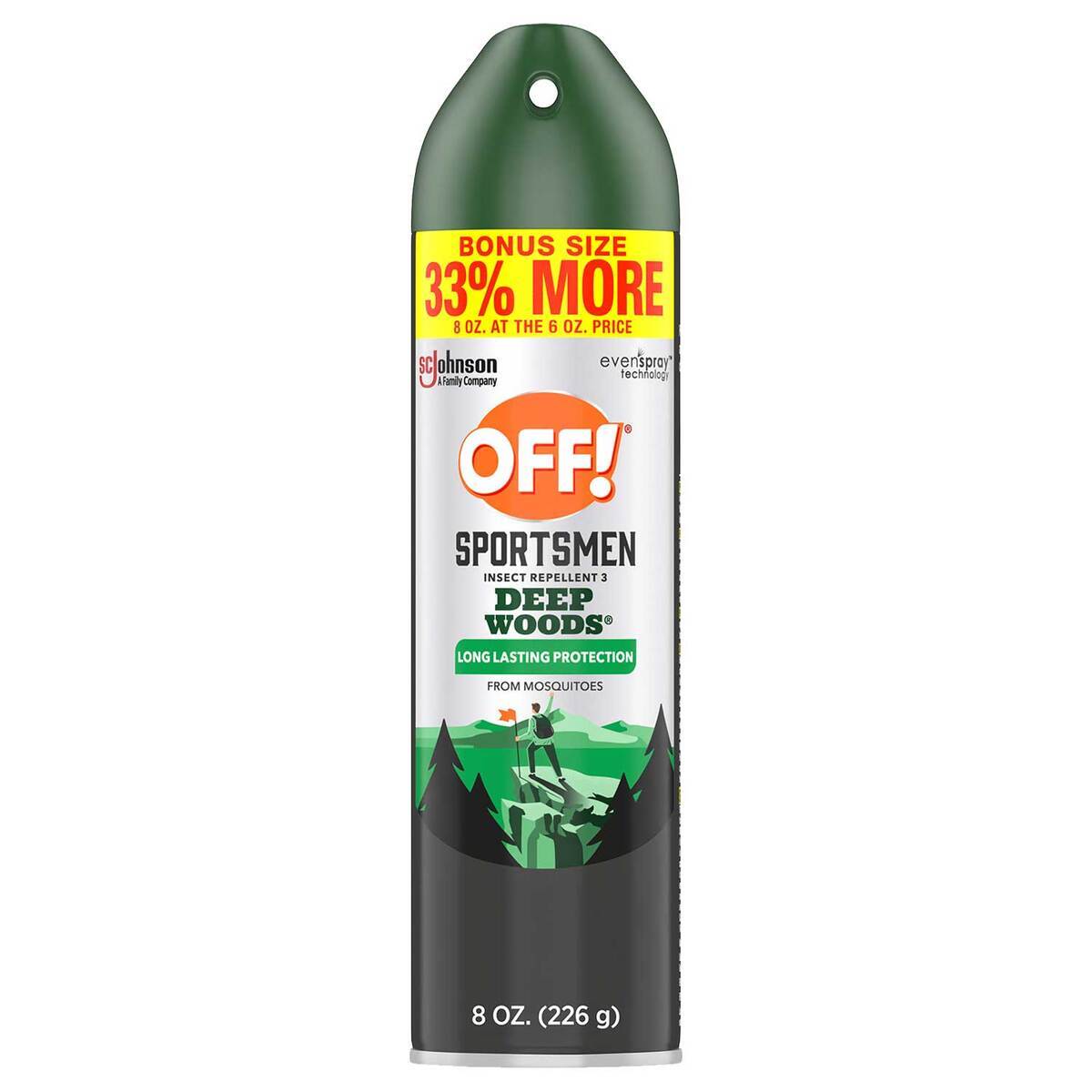 OFF! Deep Woods Sportsman III Aerosol Insect Repellent - 8oz