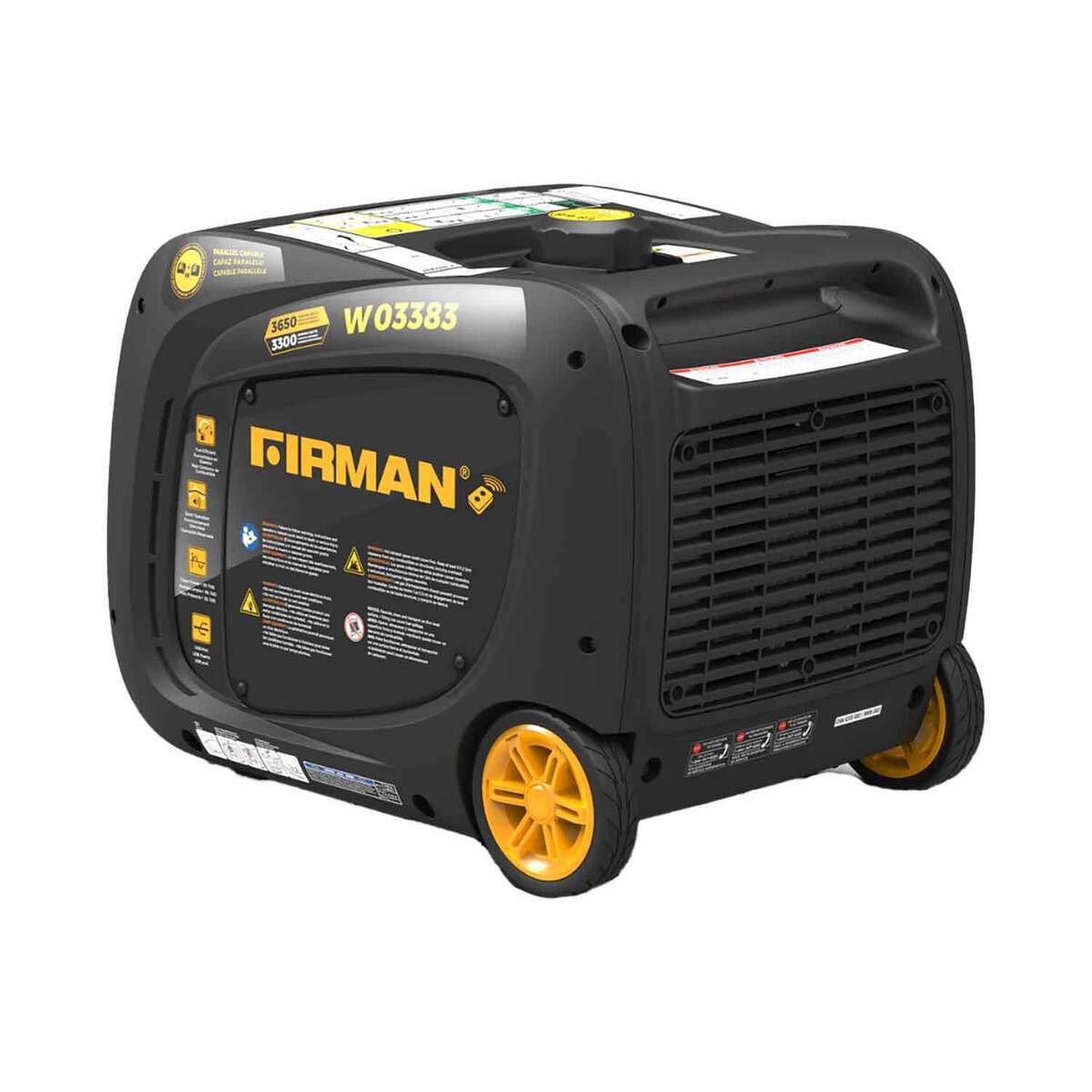 FIRMAN W03383 3650/3300 Watts Remote Start Inverter Generator - 50 State