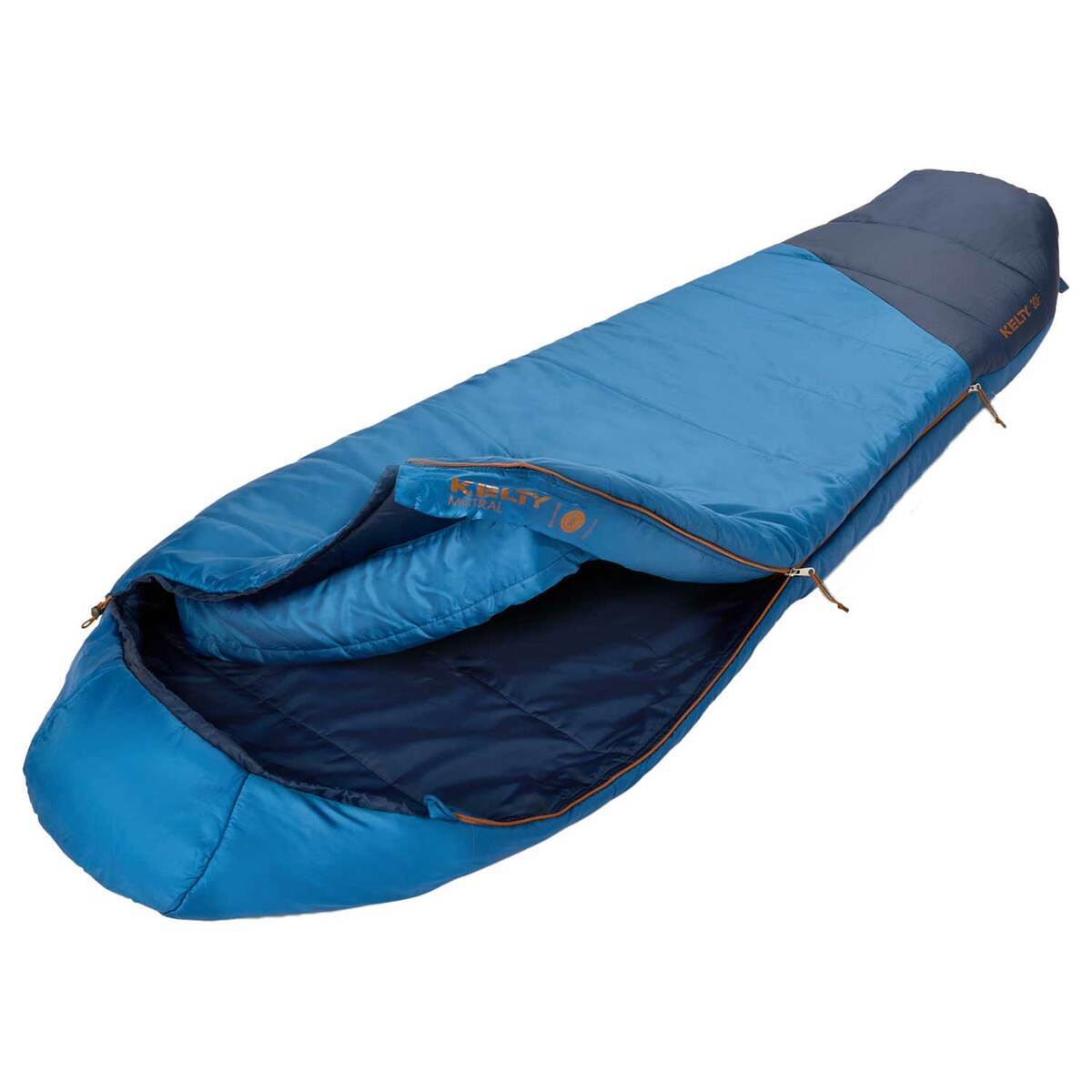 Kelty Mistral 20F Degree Long Mummy Sleeping Bag - Dark Blue/ Pageant Blue