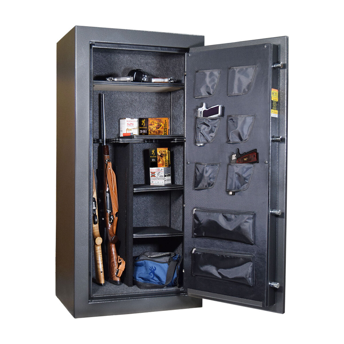 Browning Yukon Gold 24 Gun Safe - Charcoal Gray