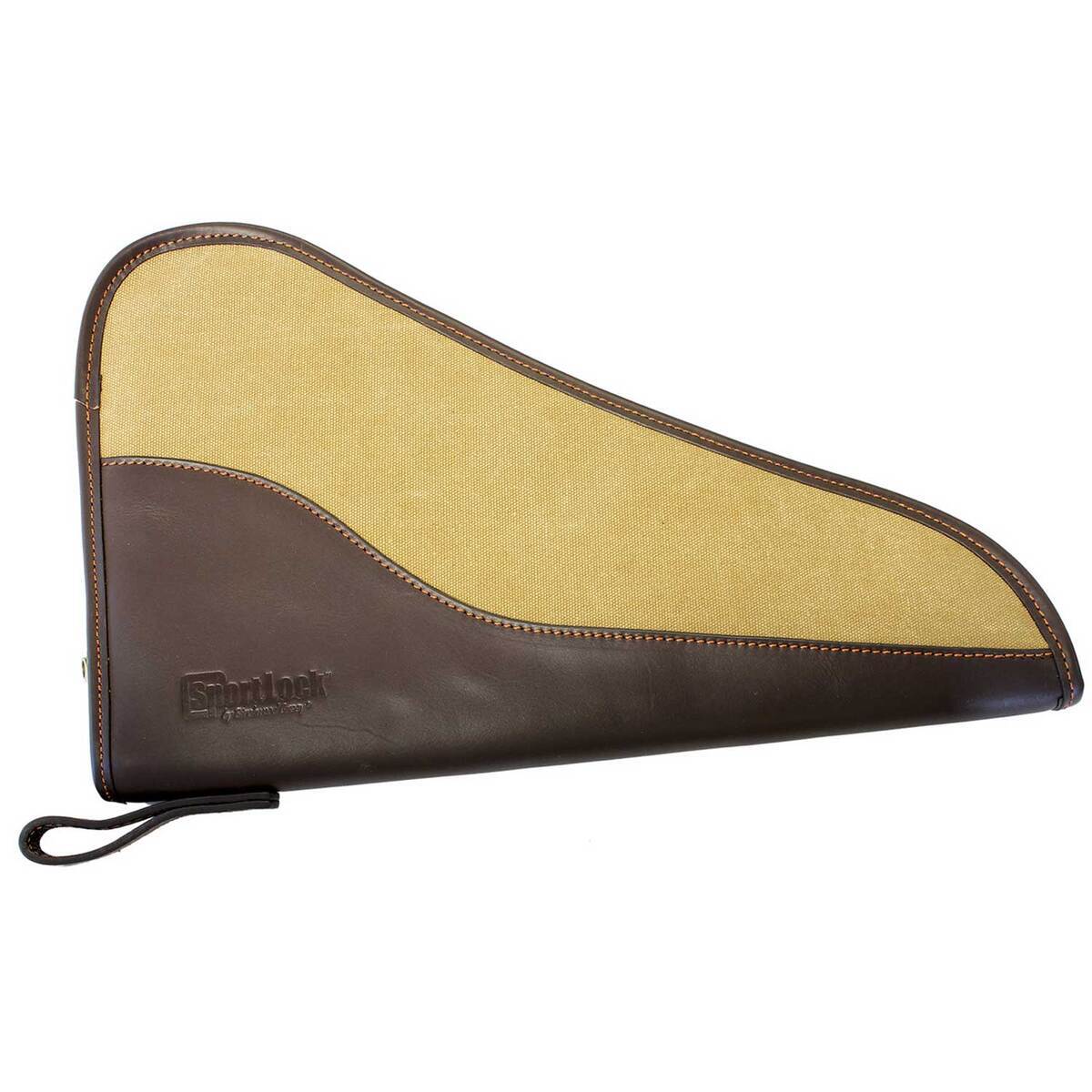 Birchwood Casey SportLock 10in Leather/Canvas Handgun Case