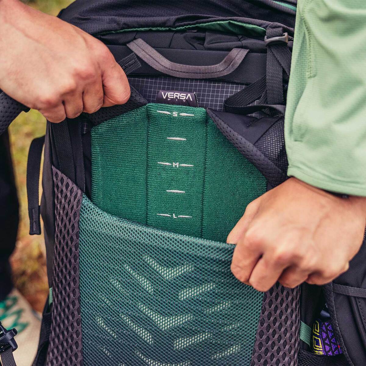 Gregory Stout 70 Liter Men's Backpacking Pack - Forest Black 3 Gregory Stout 70 Liter Men's Backpacking Pack - Forest Black