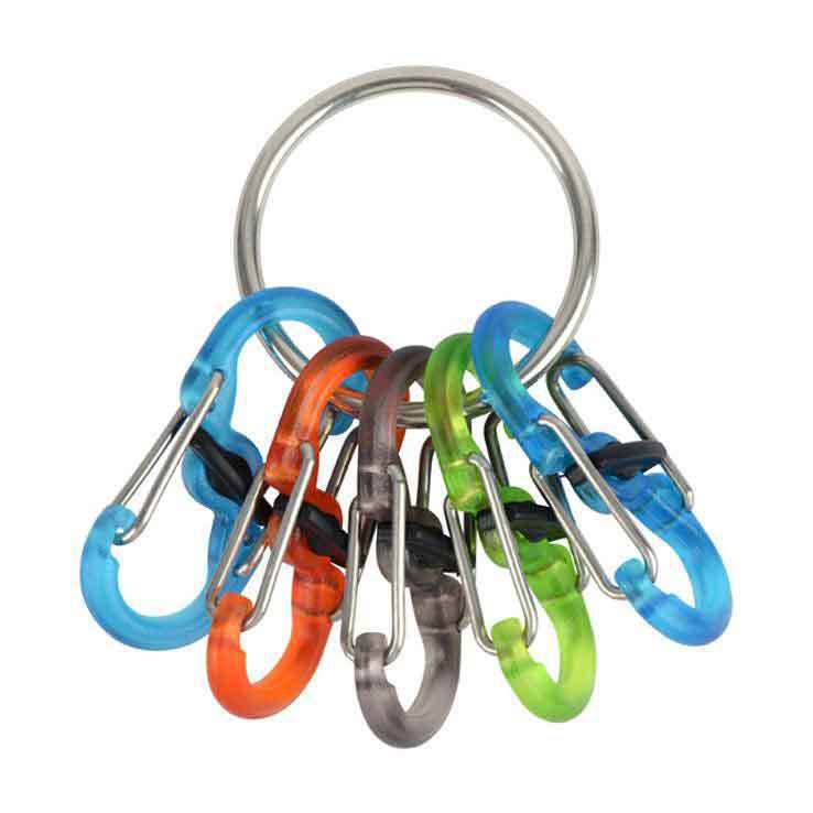 Nite Ize KeyRing Locker w/5 S-Biner MicroLocks