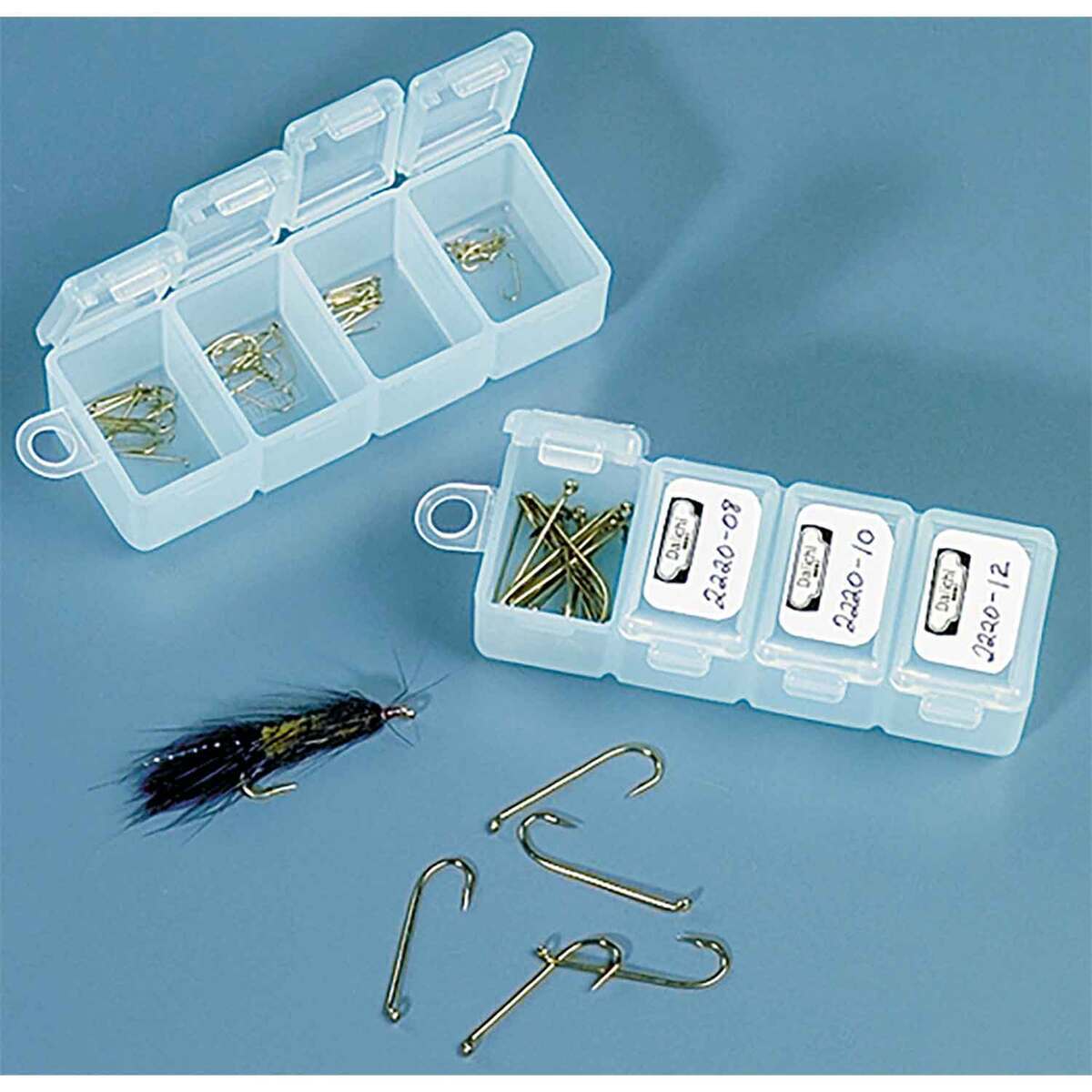 Daiichi 1270 Multi-Use Curved Multipack Fly Tying Hooks - Bronze, Size 8, 10, 12, 14, 40pk