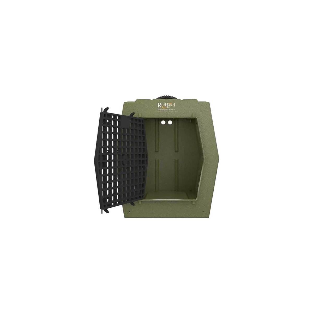 Ruff Land Single Door Dog Kennel - OD Green