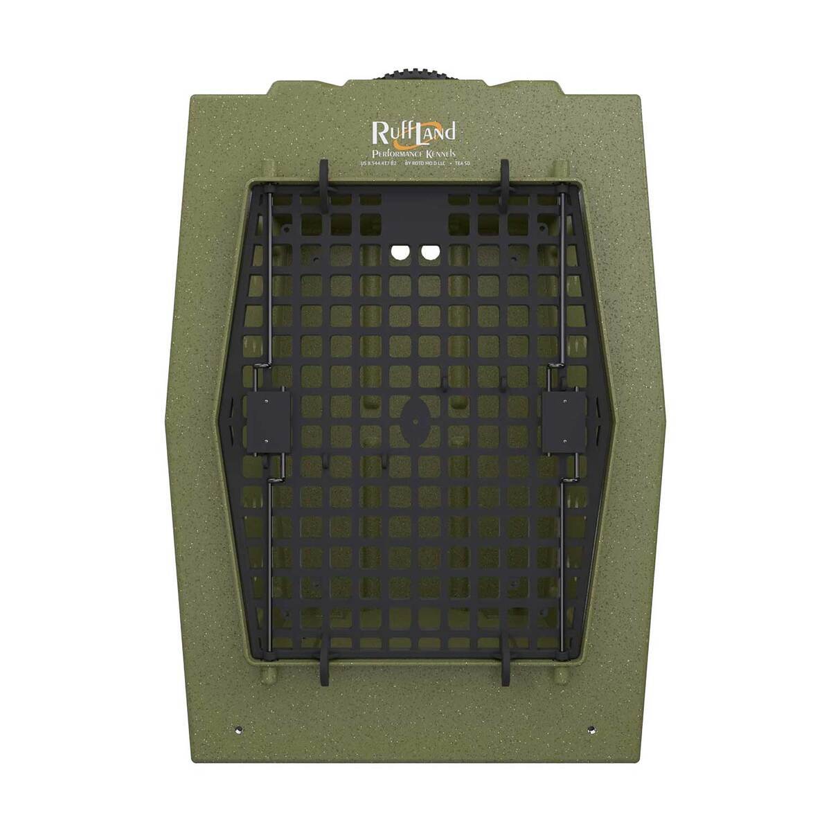 Ruff Land Single Door Dog Kennel - OD Green