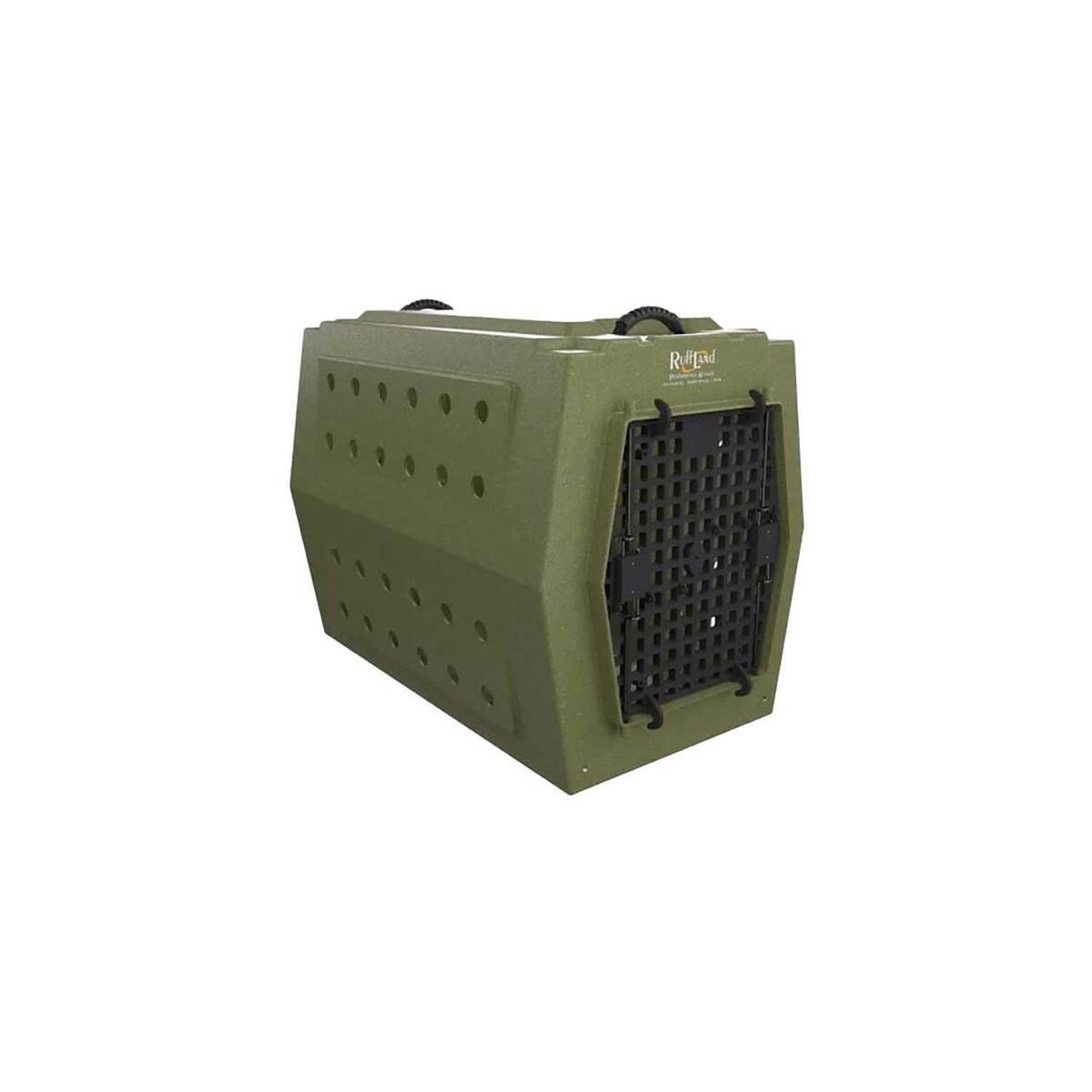 Ruff Land Single Door Dog Kennel - OD Green