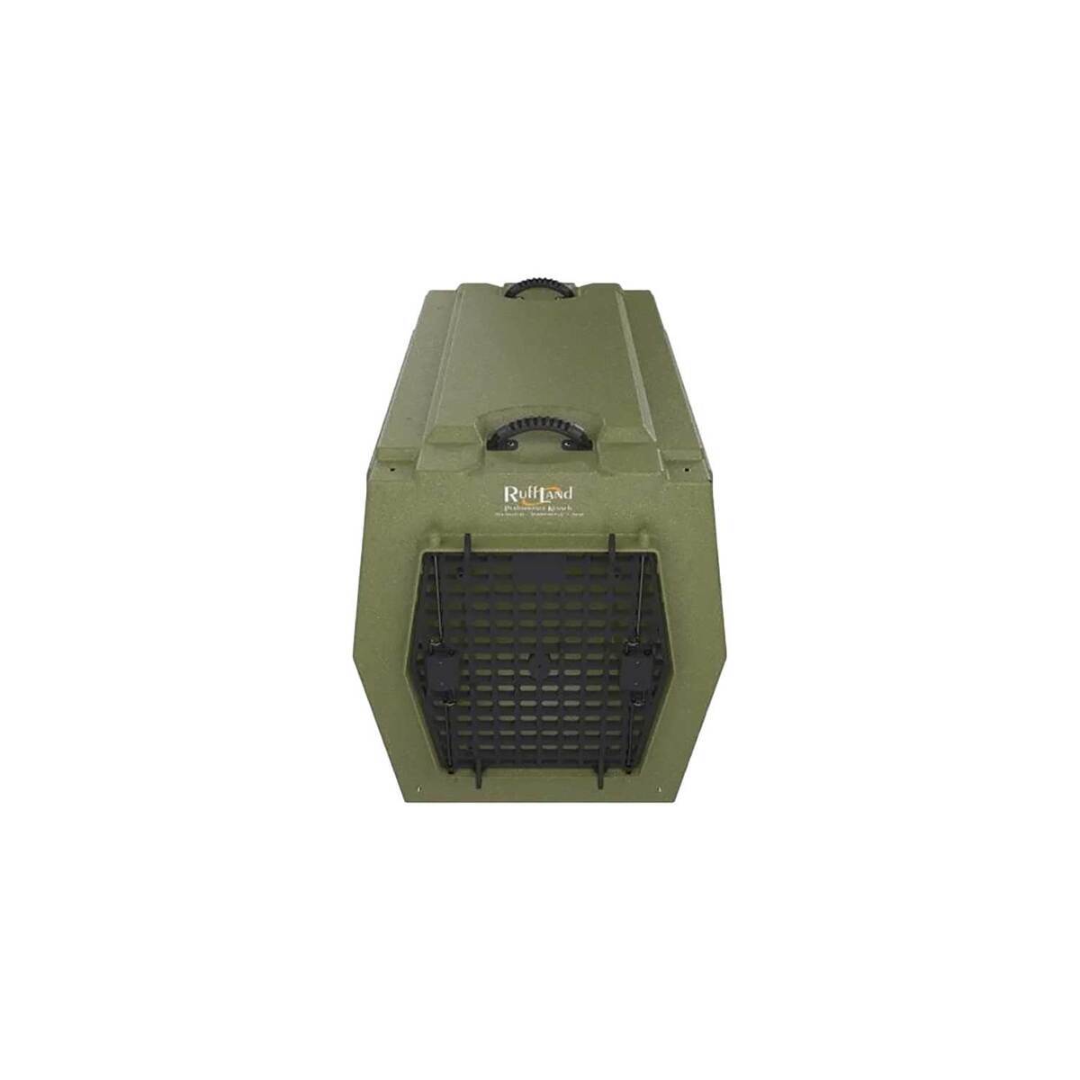 Ruff Land Single Door Dog Kennel - OD Green
