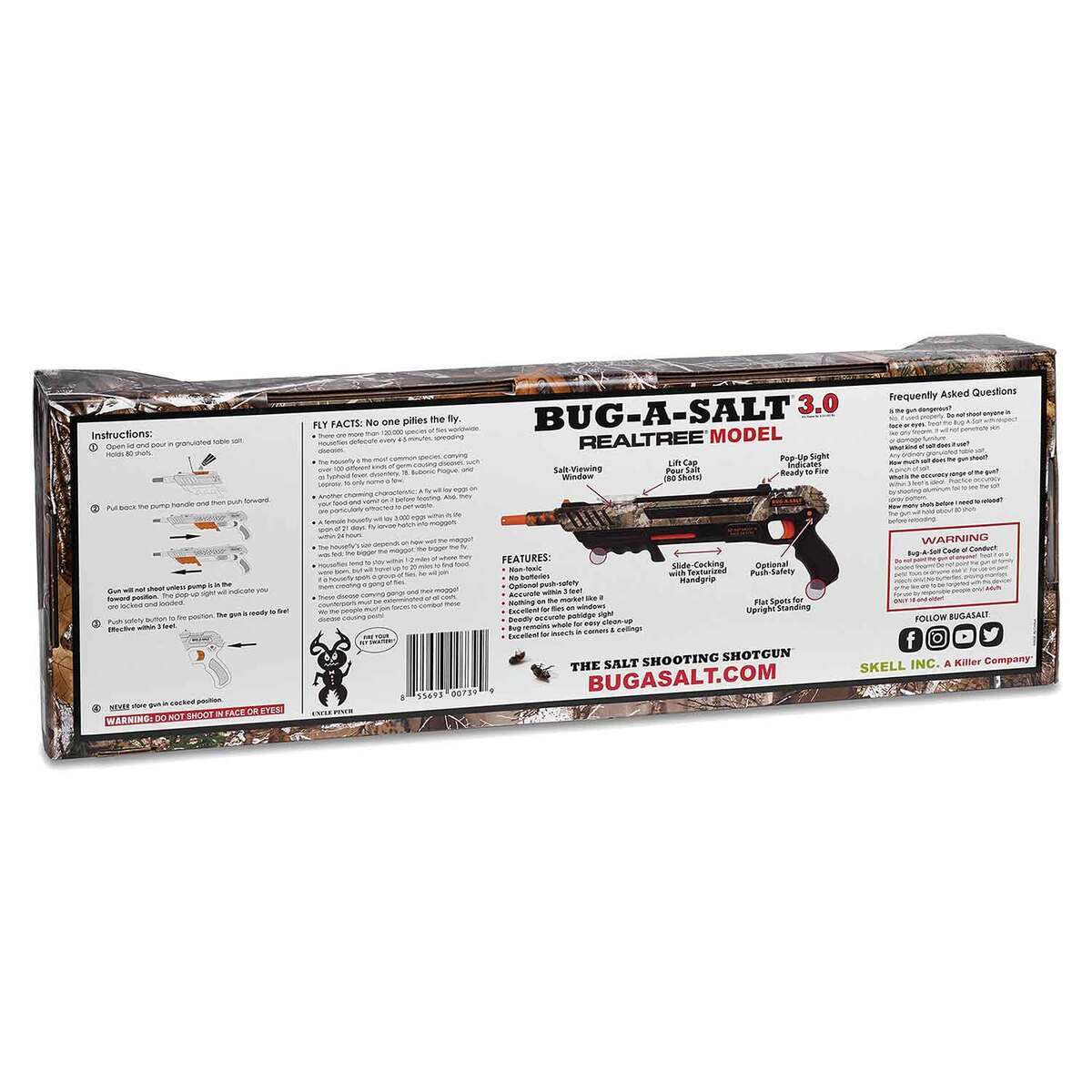Bug-A-Salt 3.0 Pump Salt Shotgun Realtree Camo Edition