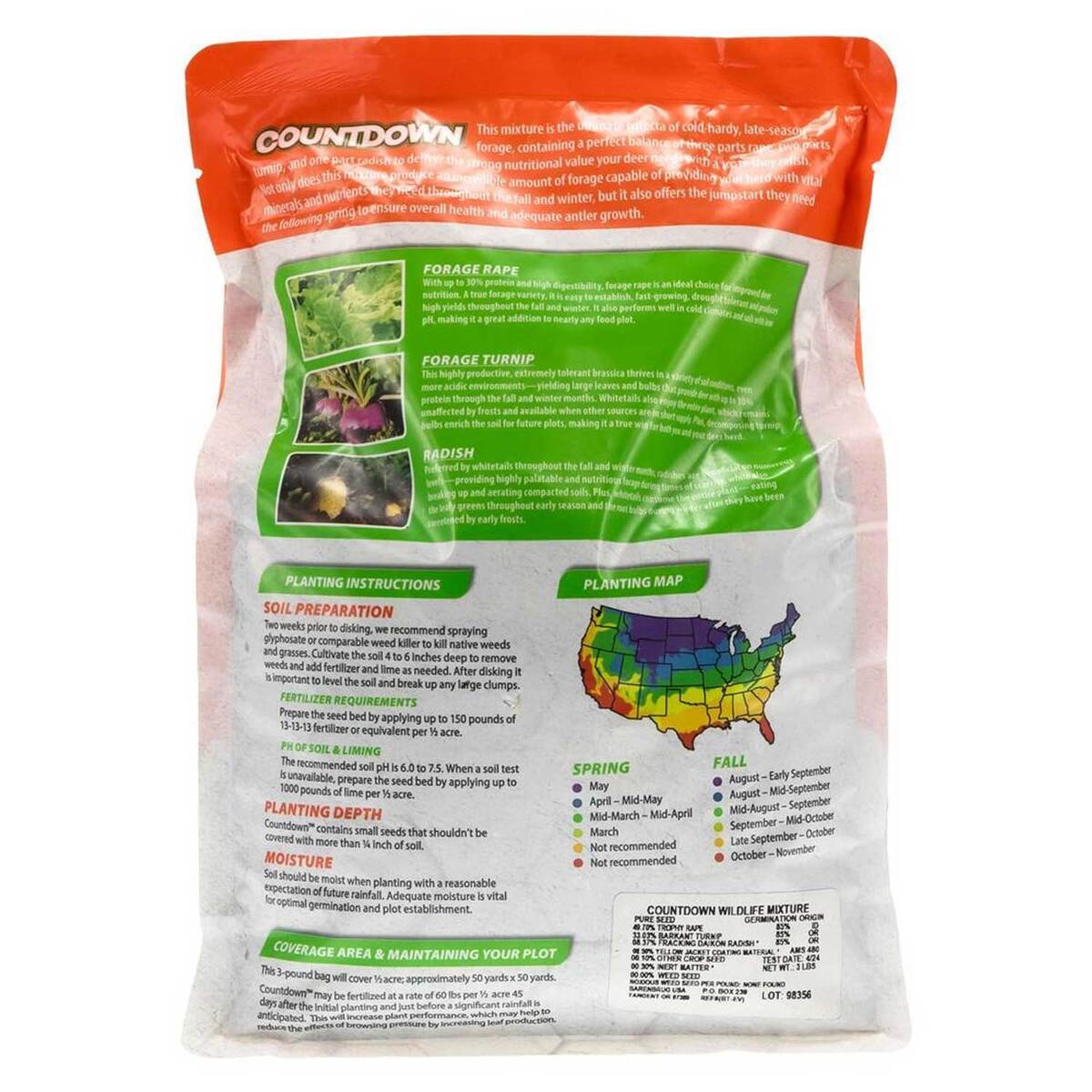 Evolved Countdown Plot Seed - 3lbs