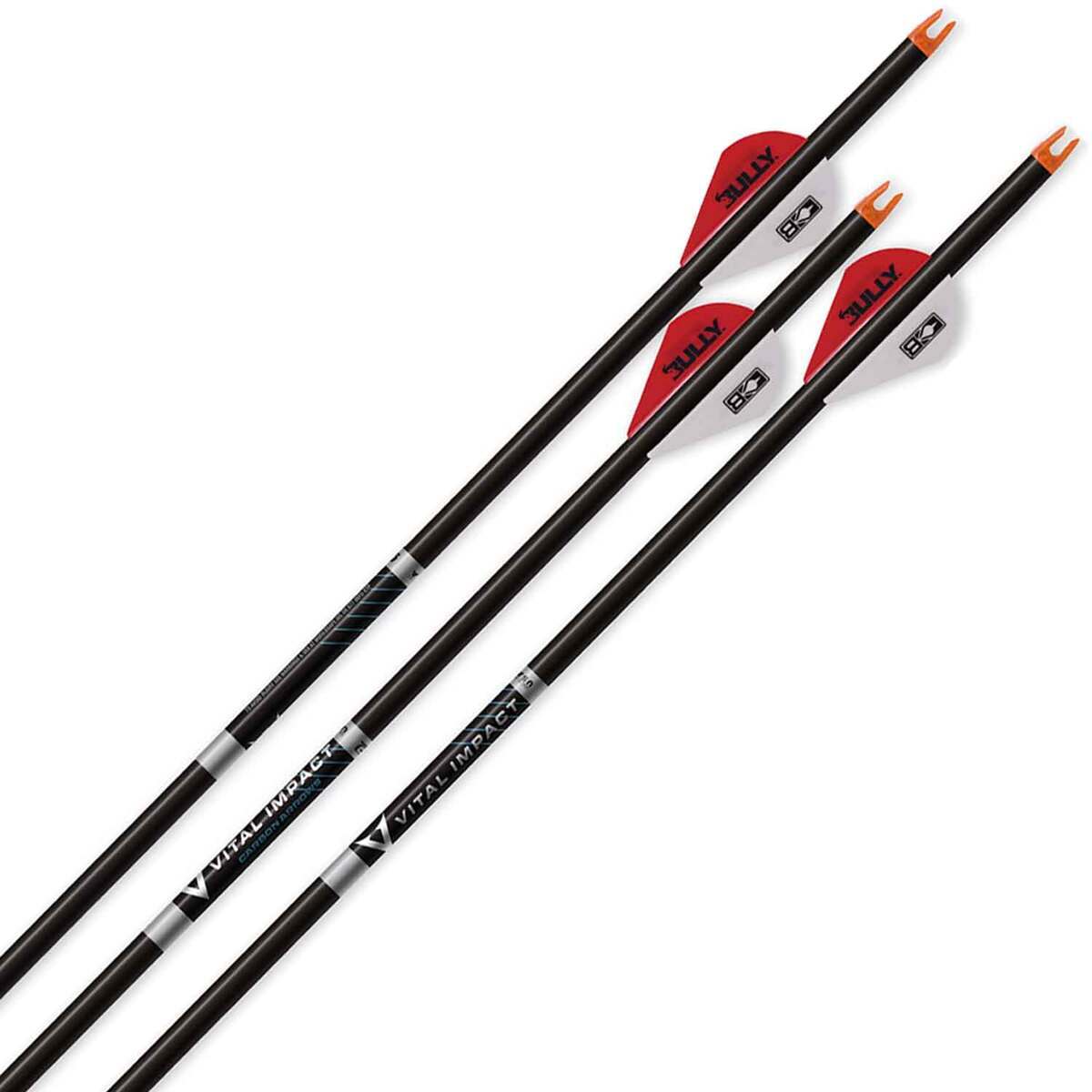 Easton Vital Impact 340 spine Carbon Shafts - 6 Pack
