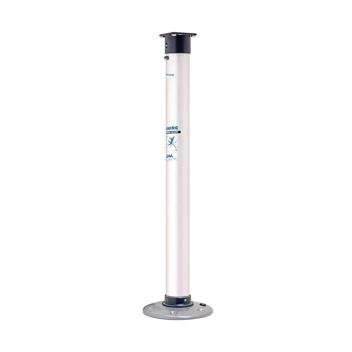 Magma Double Locking Stowable Pedestal Mount - Silver