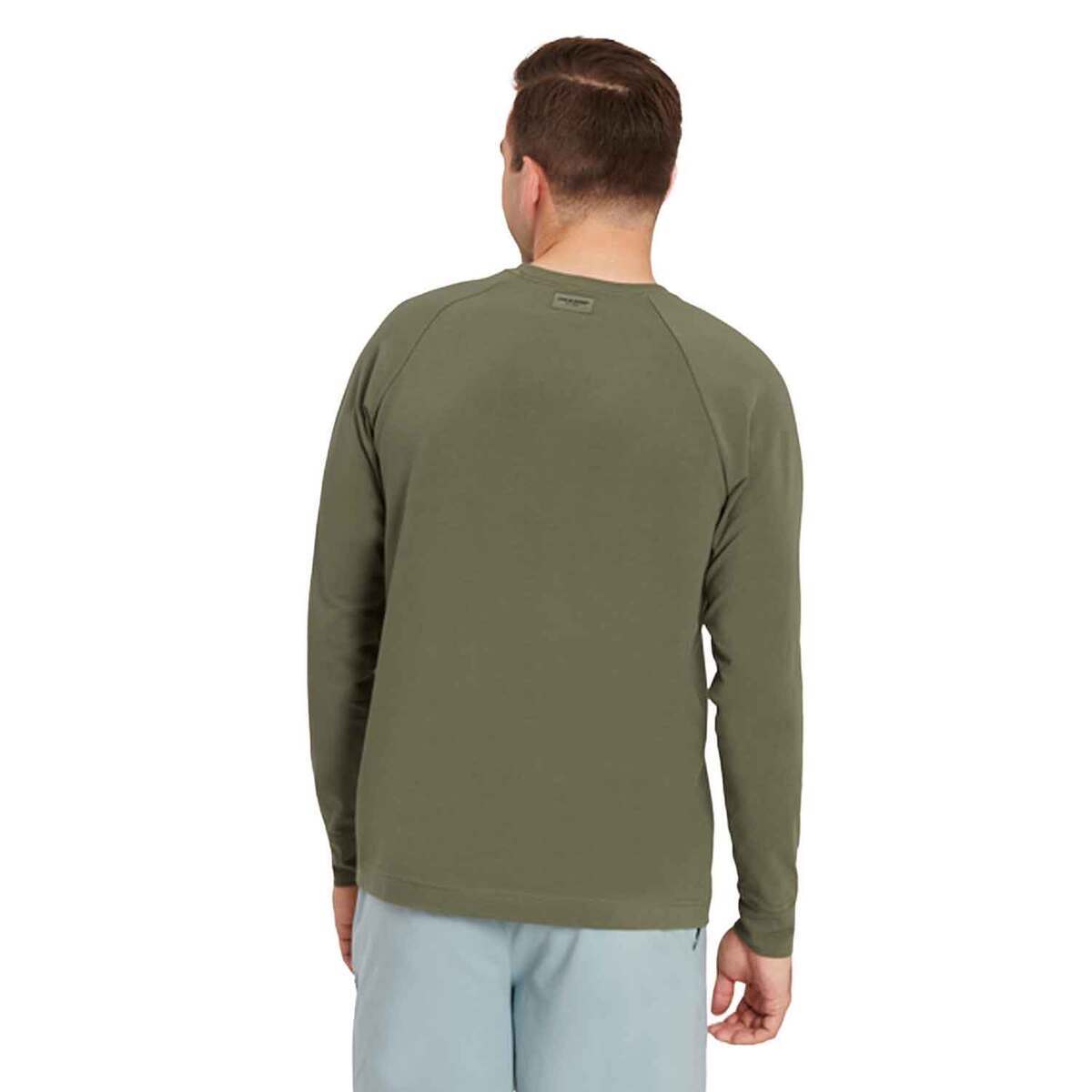 Life Is Good Men's Woodblock Mountain Scene Crusher-FLEX Sweatshirt