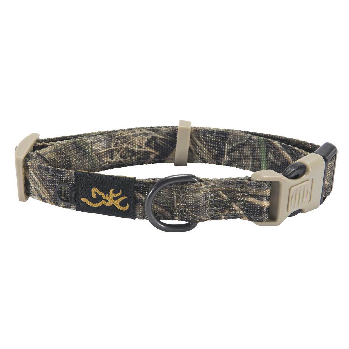 Browning Realtree Max-7 Classic Webbing Dog Collar - L